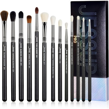 Jessup Pro Eyeshadow Brush Set Of Thirteen Eye Makeup Brushes T338
