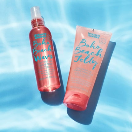 Umberto Giannini Beach Waves Boho Texture Spray 200ml - No Salt Coconut Oil Wave Spray with Colour Protecting UV Filters