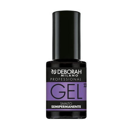 Deborah Milano Gel Nail Polish Semi-Permanent No. 23 Evergreen Plumping Effect Long-Lasting for Intense and Shiny Nails 4.5ml Pervinca