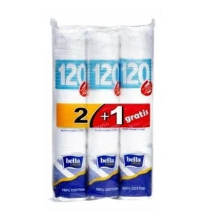 Bella Ultra-Soft Round Cosmetic Cotton Pads - 360 Count, Hygienic And Long-Lasting