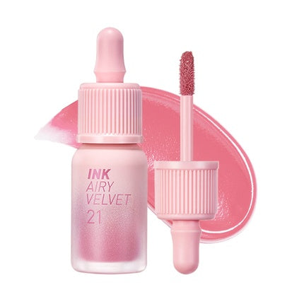 Peripera Ink Airy Velvet Lip Tint Liquid Lip 0.14 fl oz 021 Fluffy Peach