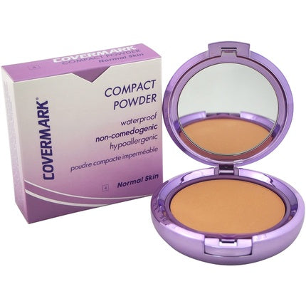 Covermark Women's Waterproof Compact Powder #4 for Normal Skin 0.35oz