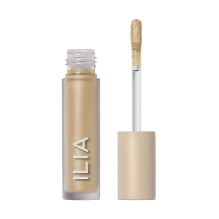 ILIA Chromatic Liquid Powder Eye Tint Non-Toxic Vegan Cruelty-Free Clean Makeup 0.12 fl oz 3.5 ml Gleam Antique Gold