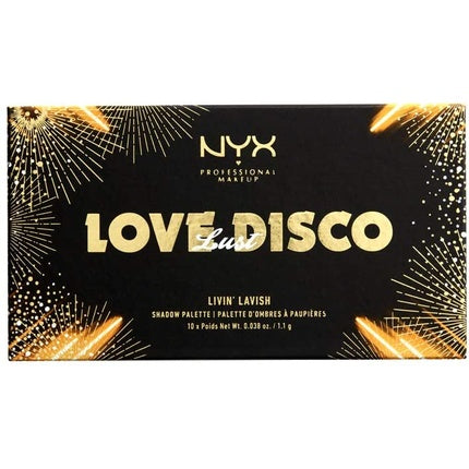 NYX Love Lust Disco Eyeshadow Palette Livin Lavish 01