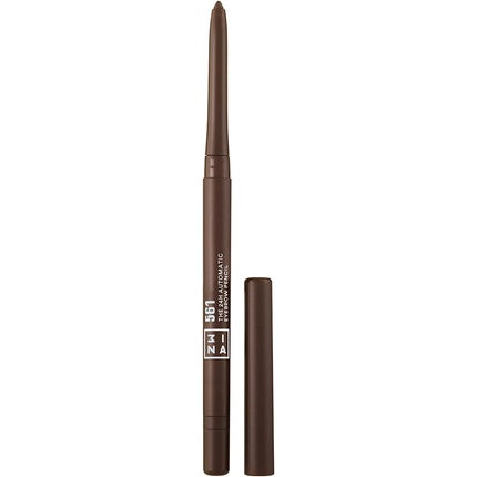 3INA MAKEUP The 24h Automatic Eyebrow Pencil 561 Warm Brown with Built-In Sharpener