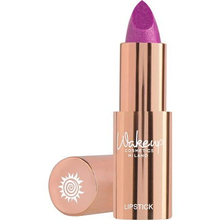 Wakeup Cosmetics Milano High Glossy Lipstick with Wet Effect Finish and High Coverage Peony Rain