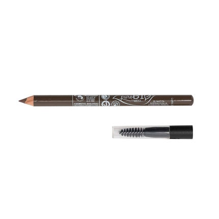 PuroBio Eyebrow Pencil with Brush Dark Turtledove 1.3g