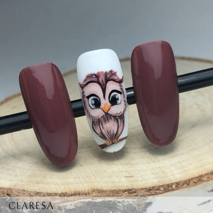 Claresa UV LED Nail Polish Collection Hybrid Manicure Soak Off Brown Color 5ml
