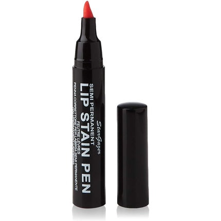 Semi-Permanent Lip Stain Pen 6 - Up to 12 Hour Creamy Matte Lip Color with Reversible Nib 1 Count