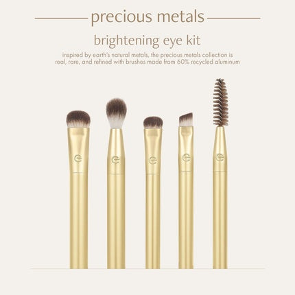 EcoTools Precious Metals Brightening Eye Set Eye Brush Kit 5 Piece Set