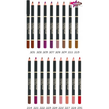 Golden Rose Lip Liner Pencil 223