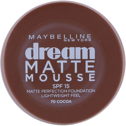 Gemey Maybelline Dream Matte Mousse Foundation 70 Cocoa 110g