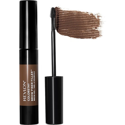 Revlon ColorStay Brow Fiber Filler Longwearing Volumising Waterproof Eyebrow Gel 303 Medium Brown 6.8ml