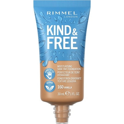 Kind & Free Vegan Moisturizing Foundation 160 Vanilla 30ml