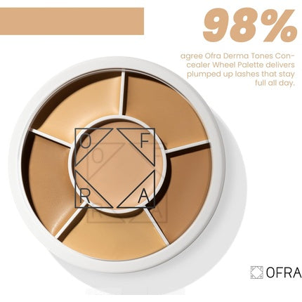 Ofra Derma Tones Concealer Wheel Palette for Women 0.35 Ounce