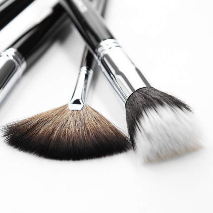 T4B LUSSONI 100 Series Professional Makeup Brush Set for Liquid and Cream Cosmetics