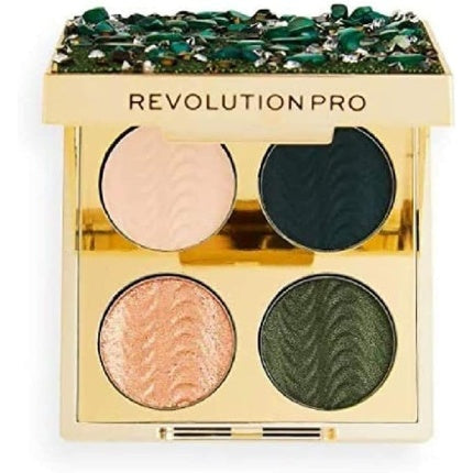 Revolution Beauty London Pro Ultimate Eye Quad Eyeshadow Palette So Jaded 4 Shades 3.2g