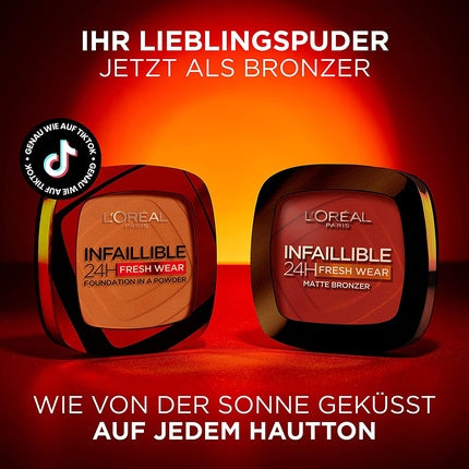 L'Oréal París Infallible 24H Fresh Wear Bronzer 350 Medium 9g