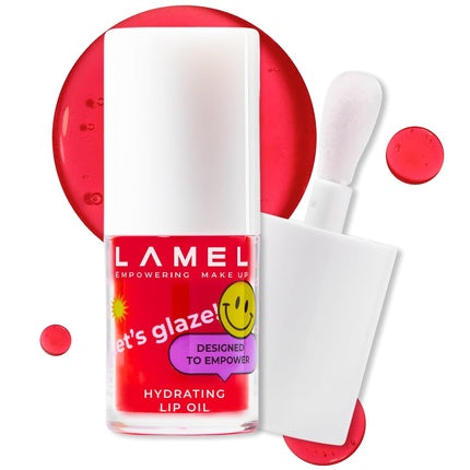 Lamel Hydrating Lip Oil Let's Glaze - Hydrating Lip Gloss Flavoring Oil
