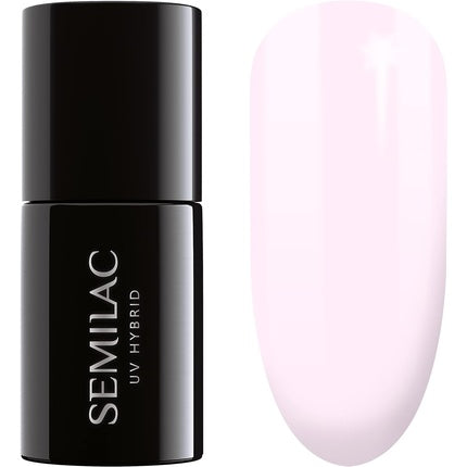 Semilac UV Nail Polish French Beige Milk 051 7ml - Rose Color