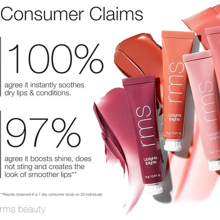 RMS Beauty Liplights Cream Lip Gloss Babette 0.31oz