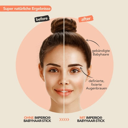 IMPERIO Hair Finishing Stick for Baby Hairs Premium Mascara for Fine and Broken Hair 12ml