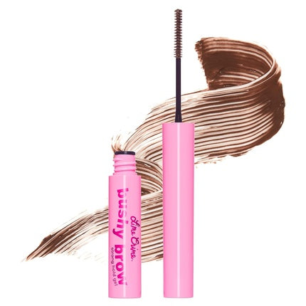 Lime Crime Bushy Brow Gel Volumizing Long Lasting Strong Hold Eyebrow Mascara Gel Vegan Cruelty-Free Brownie Brow Gel