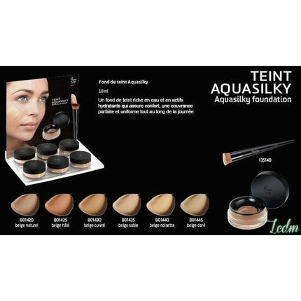 PEGGY SAGE Aquasilky Foundation 801425 Beige Geschleppt