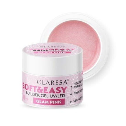 Claresa Builder Gel Soft & Easy Glam Pink 12g
