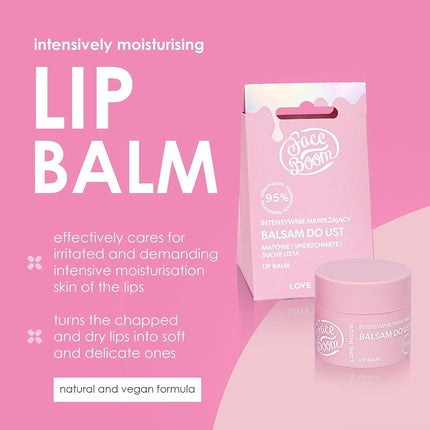 Body Boom Lip Balm Intensively Moisturizing Effectively Cares For Irritated and Demanding Intensive Moisturizing Skin of the Lips 12g