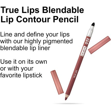 Pupa Milano True Lips Lip Liner - 22 Plum Brown