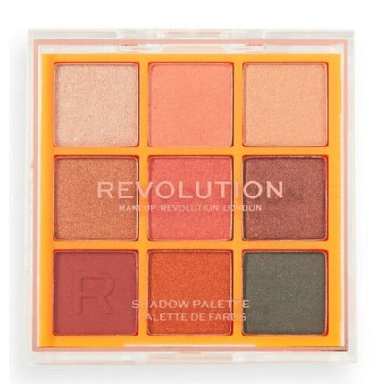Revolution Orange Blaze Eyeshadow Palette 9 Shades - New and Sealed
