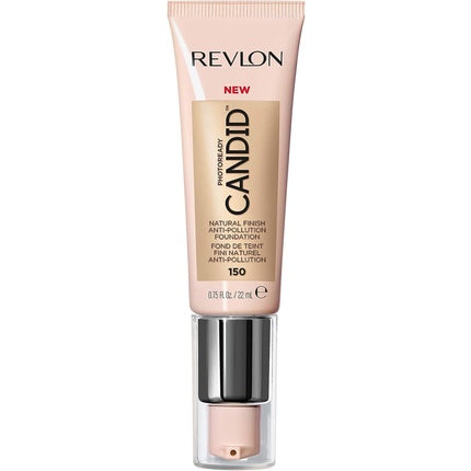 Revlon PhotoReady Candid Natural Finish Foundation with Anti-Pollution Antioxidant and Anti-Blue Light Ingredients 22ml 150 Creme Brulee