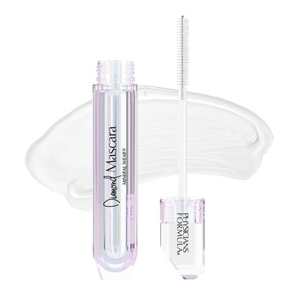 Physicians Formula Mineral Wear Diamond Mascara with Diamond Dust, Peptides, Mineral Powder and Nourishing Vitamin E Clear Diamond