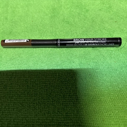 GOSH Brow Hair Stroke 24h Semi Tattoo Ink Liner 001 Brown - New and Sealed