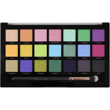 Profusion Eyeshadow Palette Dreamscape With 21 Shades And Brush