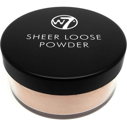 W7 Sheer Loose Face Powder Ultra-Fine Setting Powder for Long-Lasting Makeup Honey