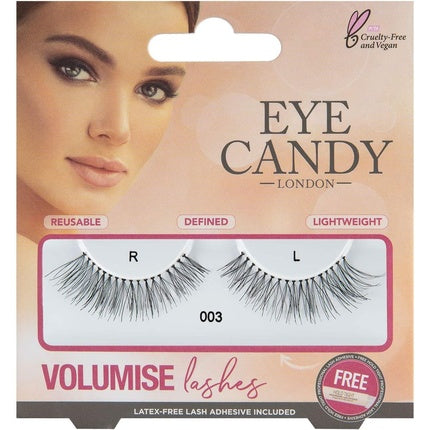 Volumise Style False Eyelashes Number 003 Black Natural Style