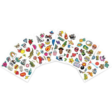 Jovi Skin-Friendly Tattoos for Kids Emoticons Animals & More Over 80 Designs Easy to Remove