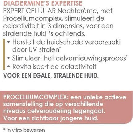 Diadermine Cellular Expert 3d Night Night Cream 50 Ml - 1 Piece