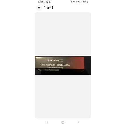 Mac Love Me Lipstick 401 Hot As Chili 3g