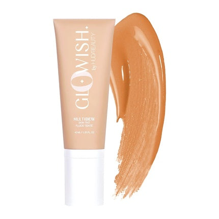 HUDA BEAUTY GloWish Multidew Vegan Skin Tint Foundation 04 Light Medium