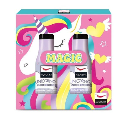 Aquolina Unicorn Sugar Bath Shower 125ml and Body Milk 125ml