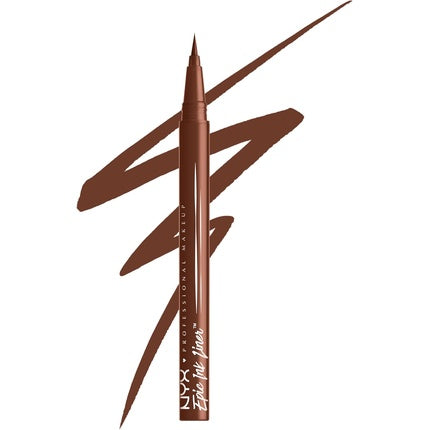 Nyx Professional Makeup Epic Ink Liner Brush Tip Liquid Eye Liner Pen Up To 24