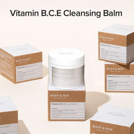 Mary&May Vitamin B, C, E Cleansing Balm 4.05 Fl Oz / 120g - Gentle Skincare Facial Cleanser and Make Up Remover