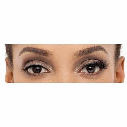 Eylure Luxe 3D Faux Mink Black Lashes Style Princess with Lash Glue - 1 Pair
