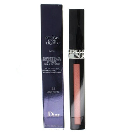 Dior Pink Lip Stain Rouge Liquid 162 Miss Satin 6ml Brand New