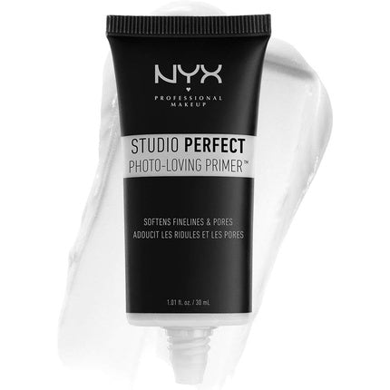 NYX Professional Makeup Studio Perfect Primer Clear Makeup Primer Base Even Complexion Minimises Fine Lines and Pores Vegan Formula