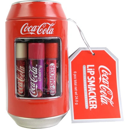Lip Smacker Coca-Cola Can Collection Set of Lip Balms for Kids - Gift Pack of 6