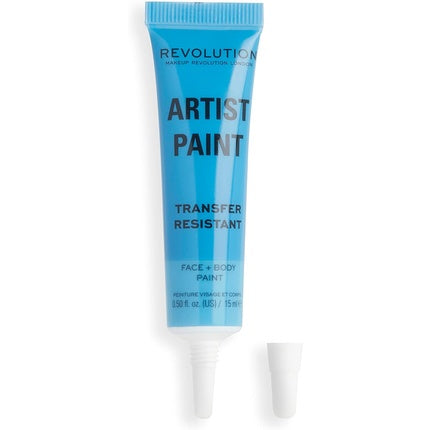 Makeup Revolution London Artist Collection Artist Face and Body Paint Blue Jelly Formula Ready To Use 15ml